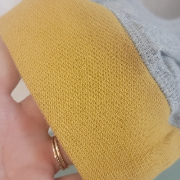 We The Free Womens Raglan Ivory Heather Oversize Top Size Large - Picture 5 of 10